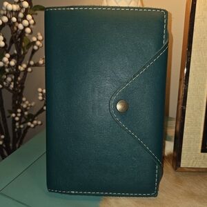 Teal Leather Wallet